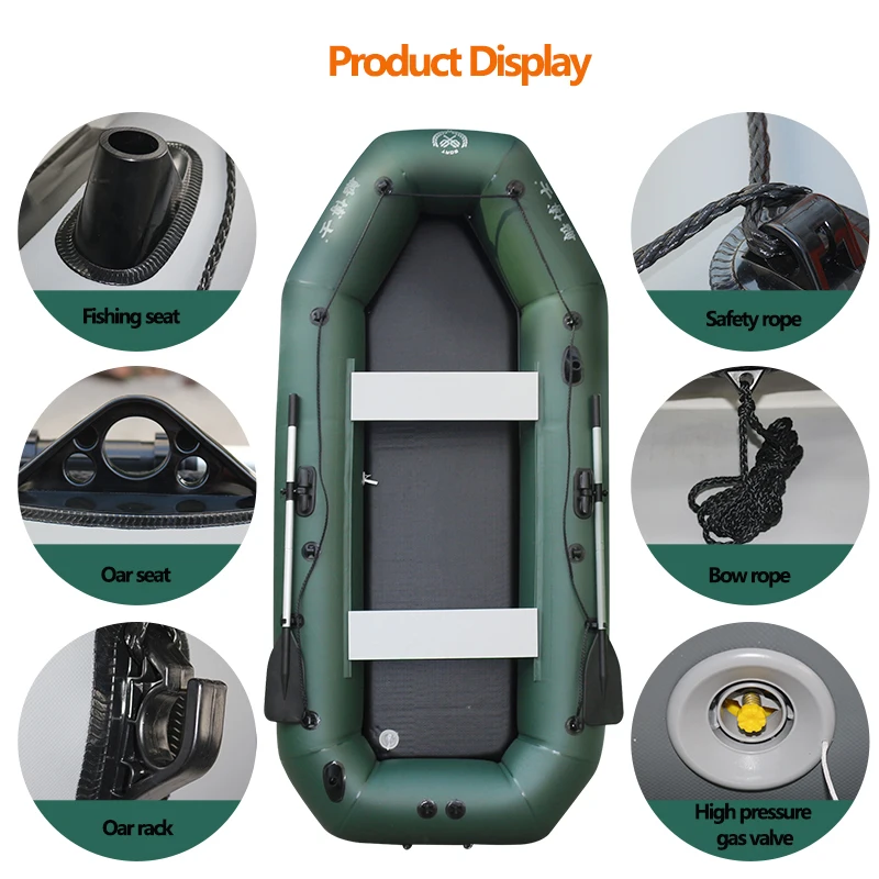 1.75~3.6m Green Fishing Kayak  - Fishing Kayak Sit On Top avis et prix