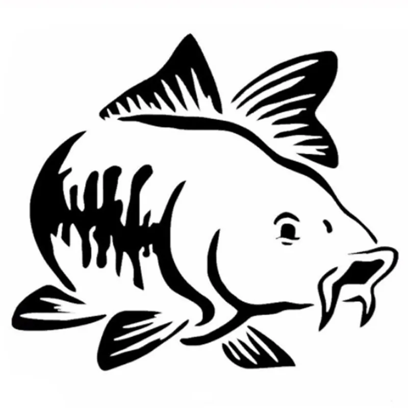 Car Sticker Cartoon Carp Fishi - Fishing Kayak Inflatable avis et prix