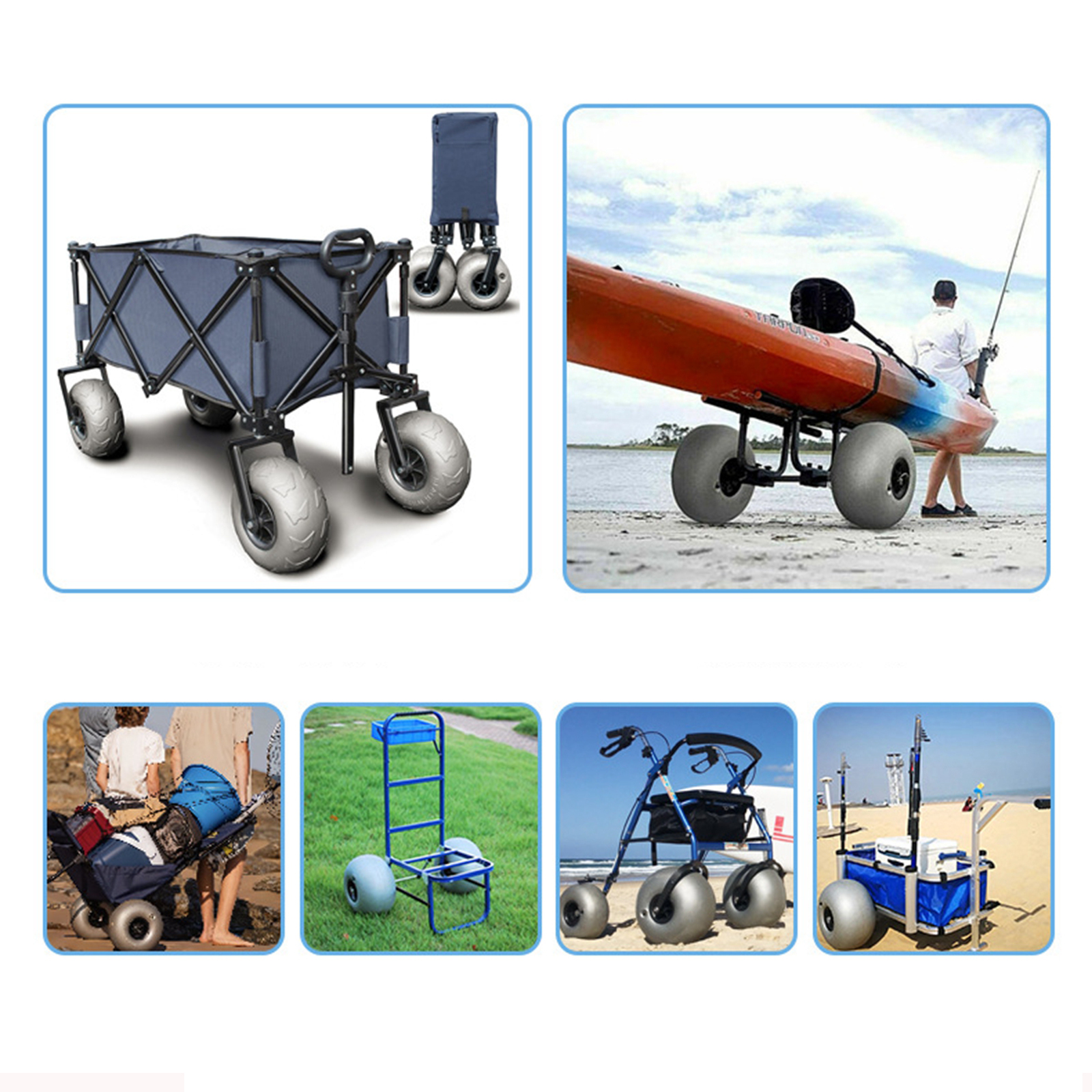 10In Balloon Wheels Profession - Fishing Kayak Cart avis et prix