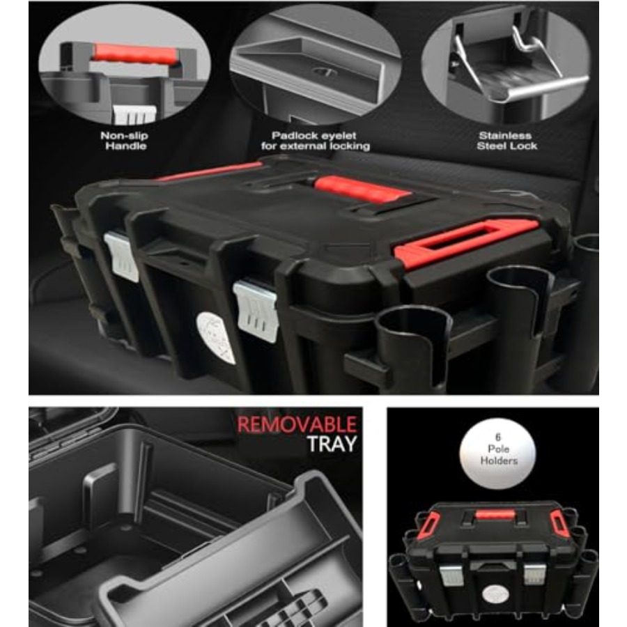 Kayak Fishing Crate - 6 Integr - Fishing Kayak Crate avis et prix