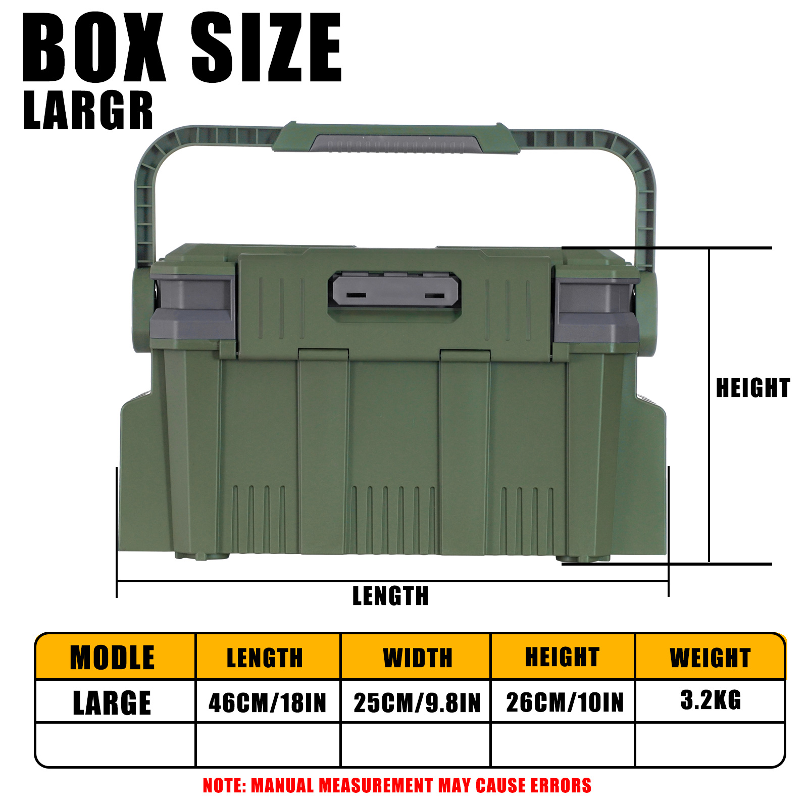 New Large Fishing Box Suit 19. - Fishing Kayak Crate avis et prix