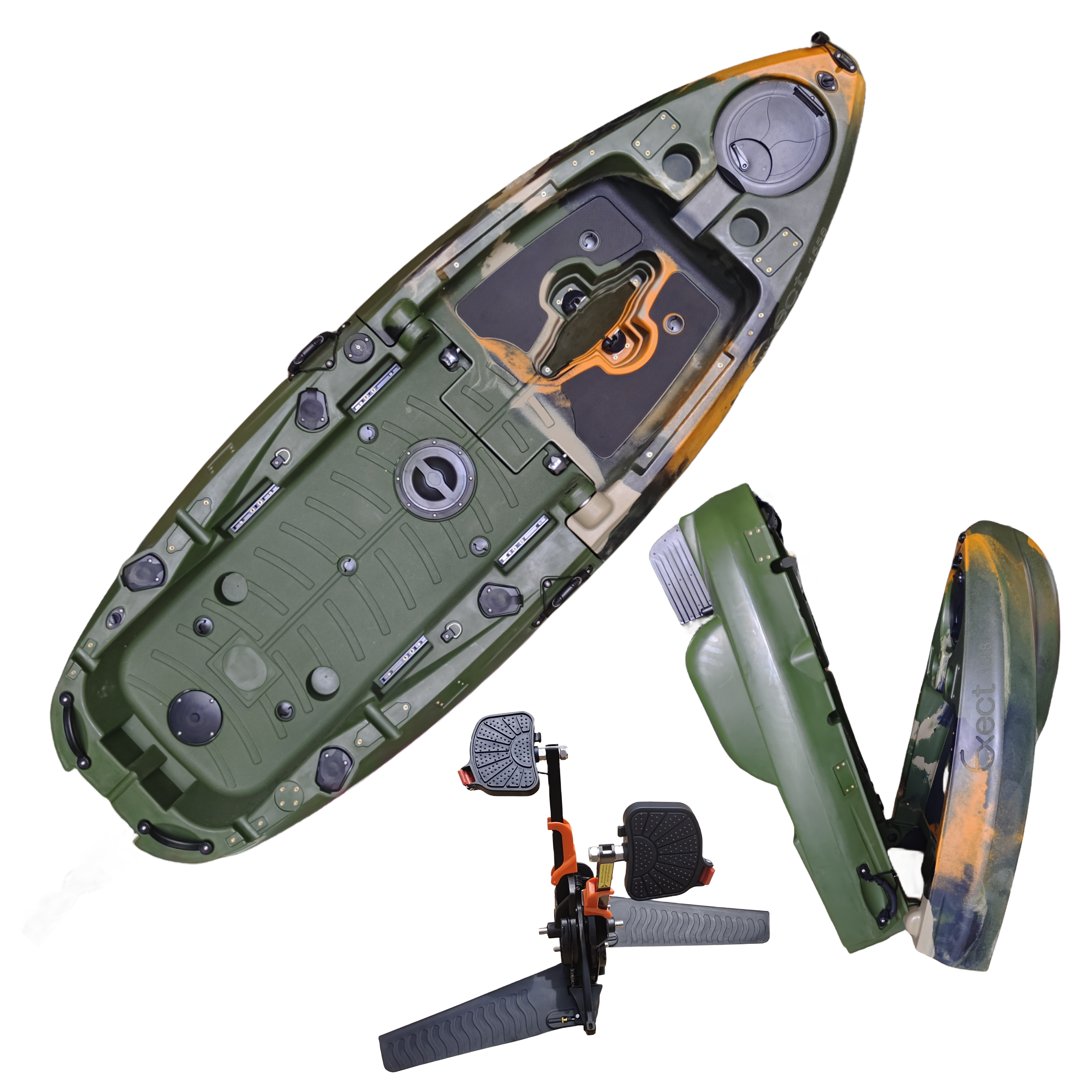 Plastic Kayak Pedal Kayak Fish - Fishing Kayak Seat avis et prix