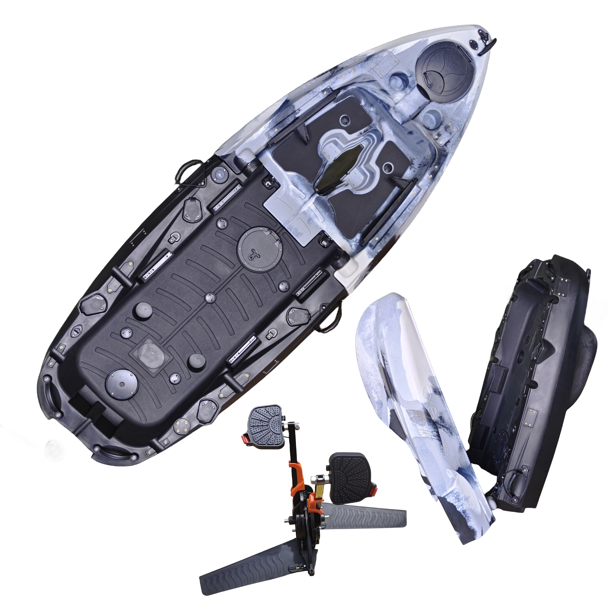 Plastic Kayak Pedal Kayak Fish - Fishing Kayak Seat avis et prix