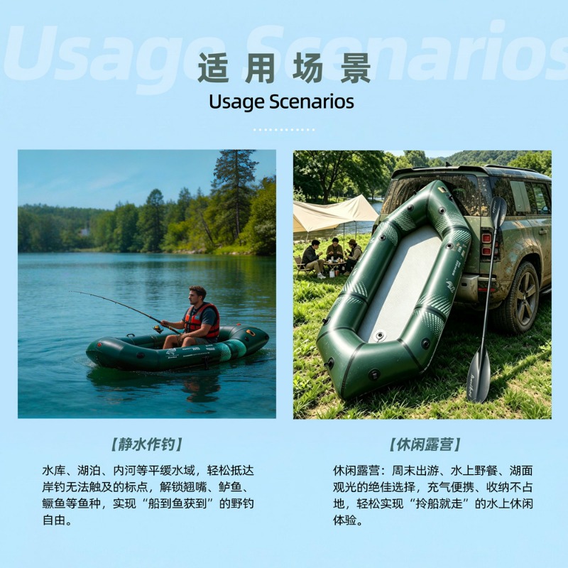 BLFst Fly Fishing Boat TPU Bac - Fishing Kayak Inflatable avis et prix