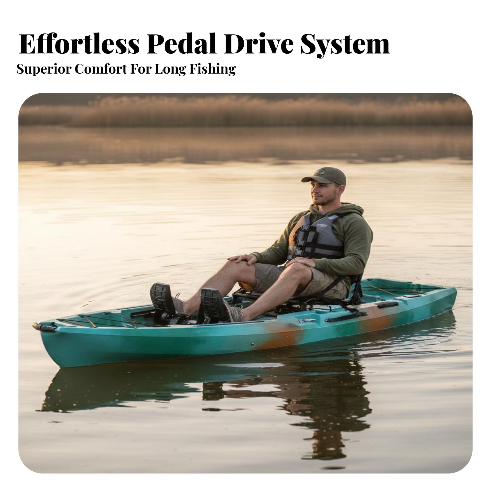 Pedal Drive Fishing Boat Folda - Fishing Kayak Pedal Drive avis et prix