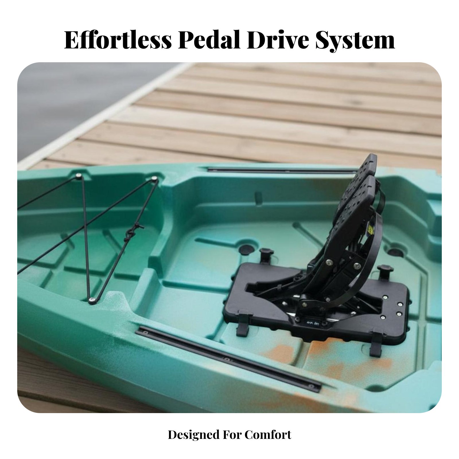 Pedal Drive Fishing Boat Folda - Fishing Kayak Pedal Drive avis et prix