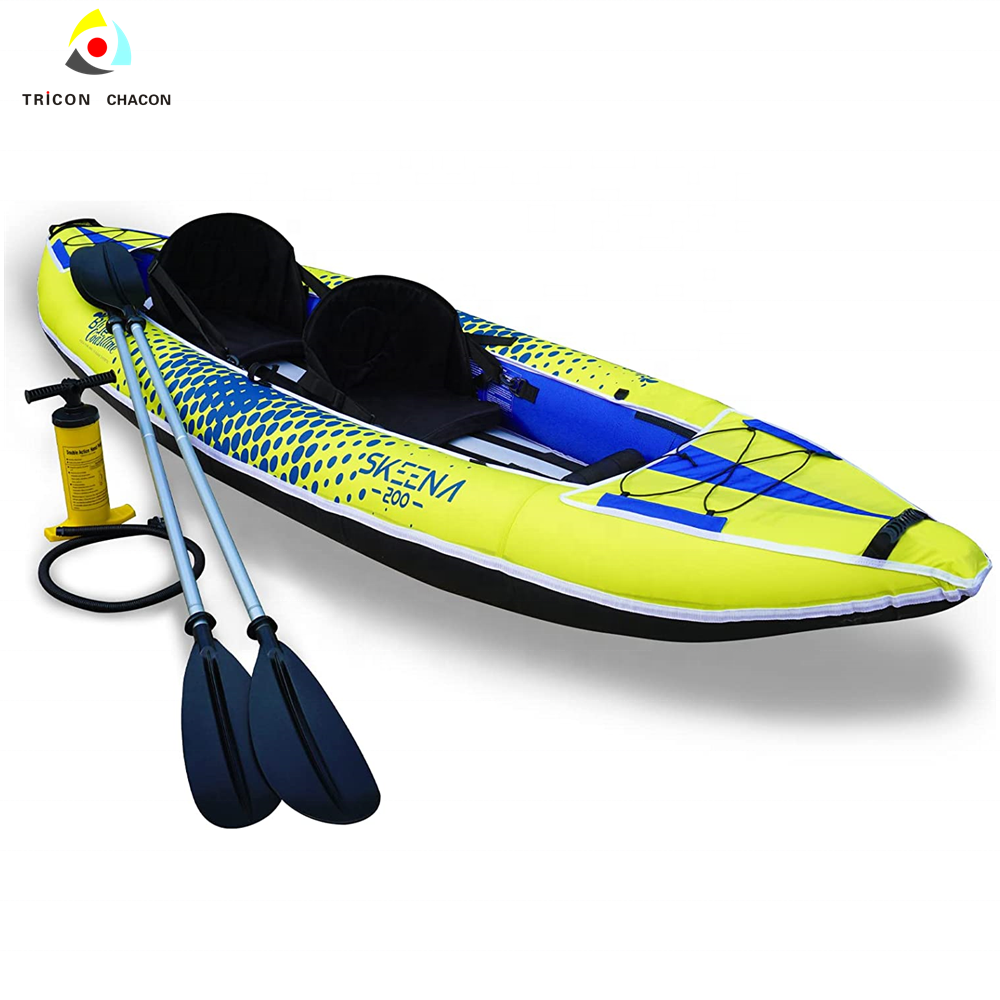 Adult Inflatable Fishing Canoe - Fishing Kayak Paddle avis et prix