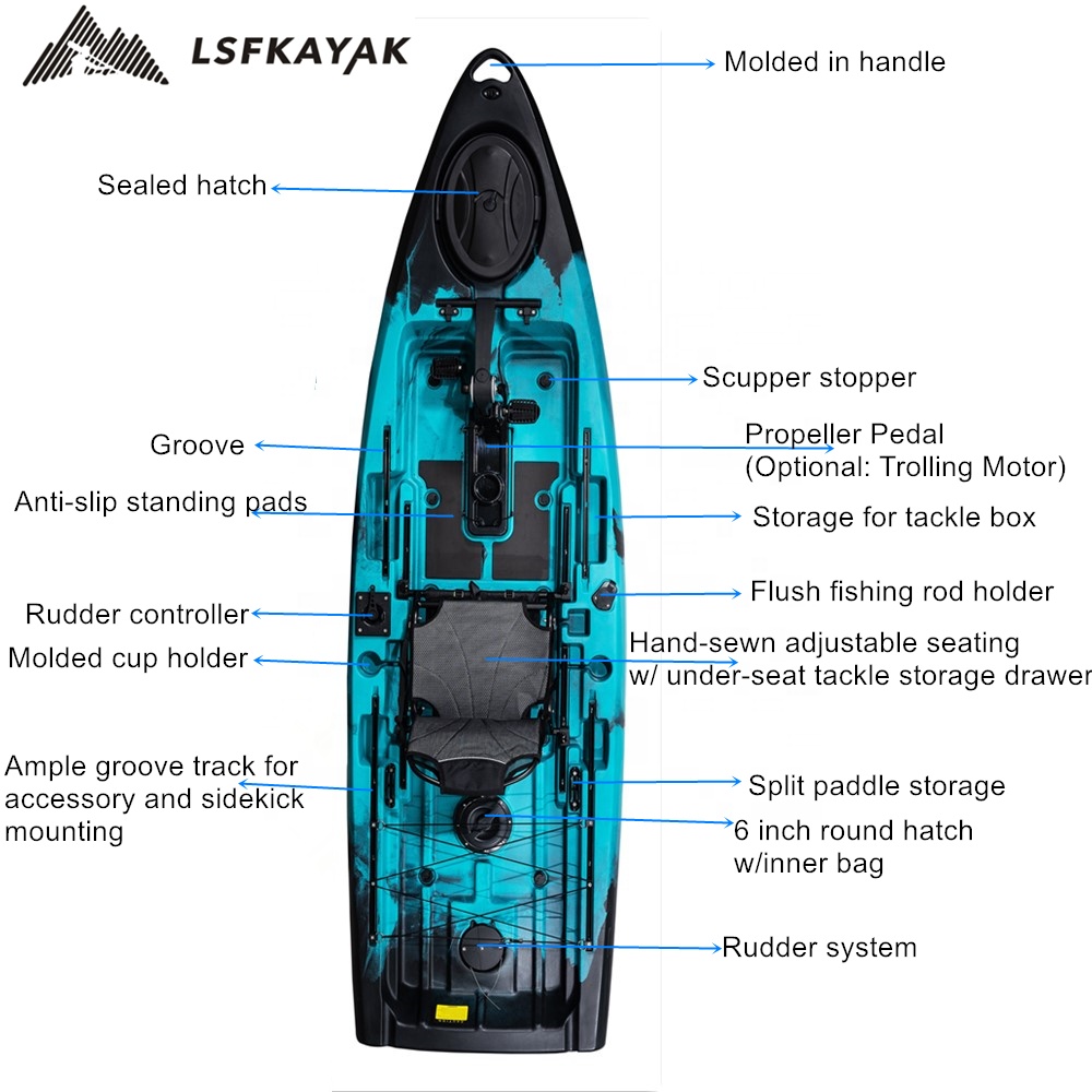 Best Fishing Boat 2024 New Exp - Fishing Kayak Pedal Drive avis et prix
