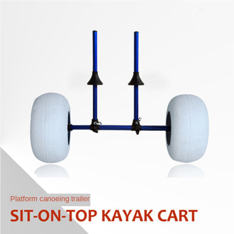 Foldable Upright Kayak Trailer - Fishing Kayak Cart avis et prix