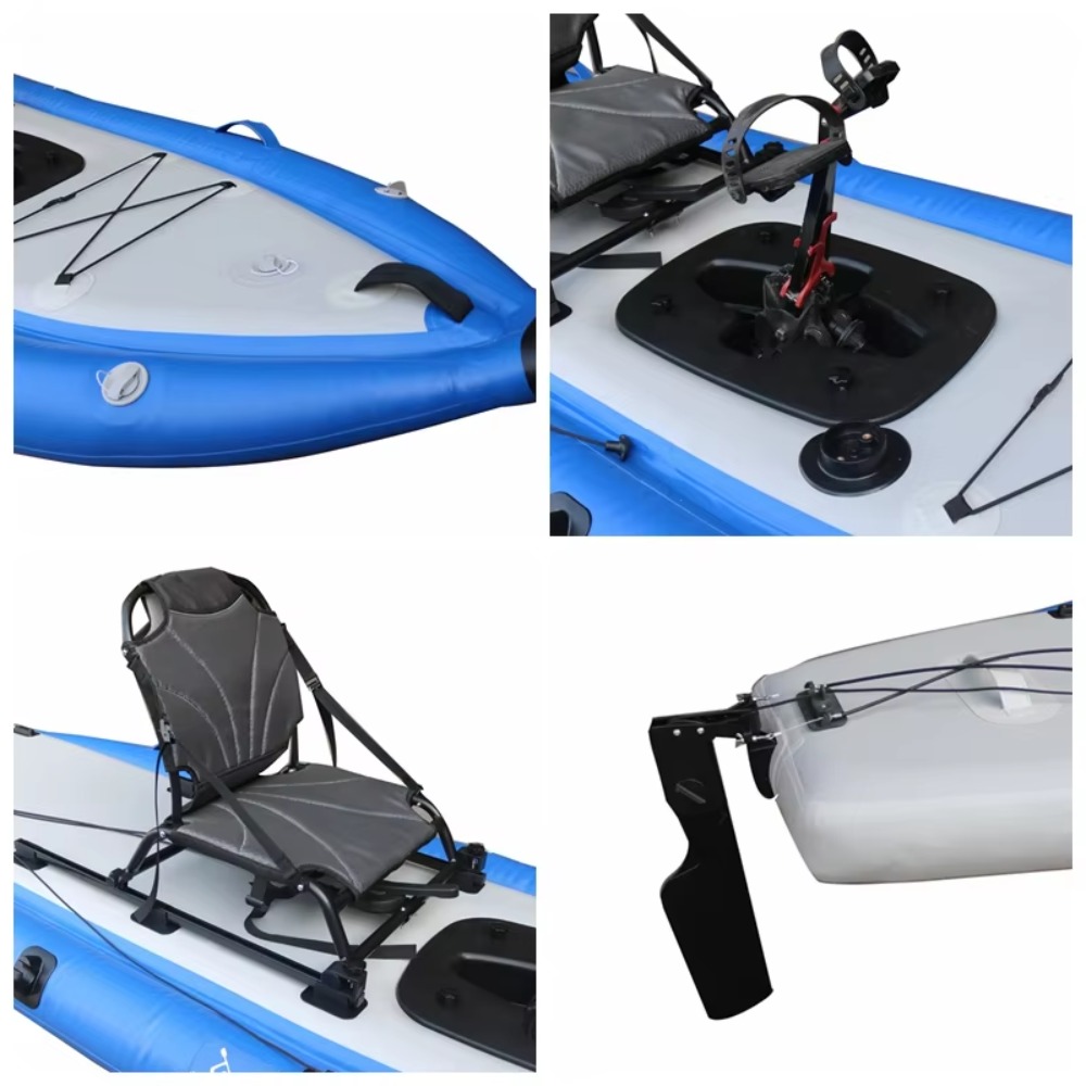 12ft Single Sit-On-Top Inflata - Fishing Kayak Sit On Top avis et prix