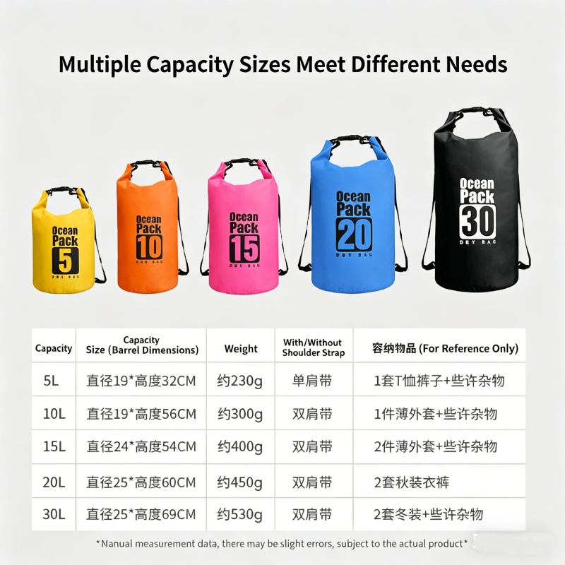 Swimming Waterproof Dry Bag 5L - Fishing Kayak Storage Bag avis et prix