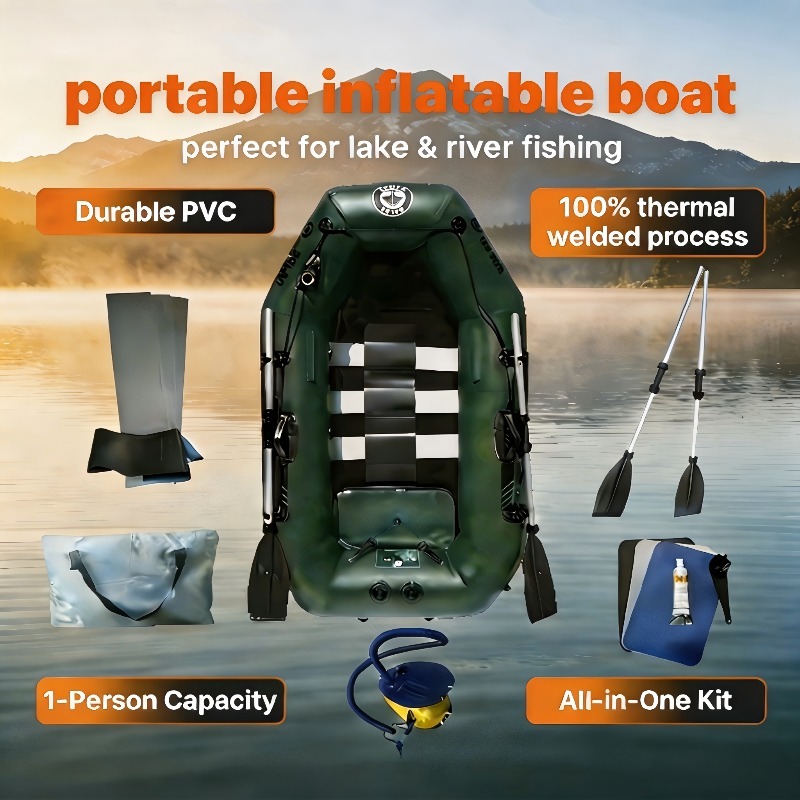 1 Person Fishing Boat Cheap In - Fishing Kayak Inflatable avis et prix