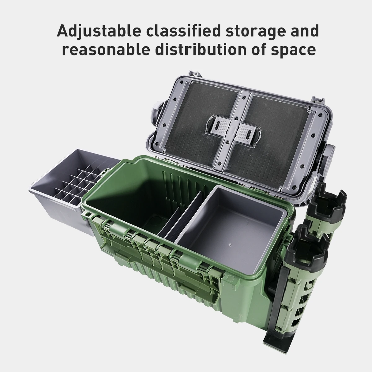 Large Fishing Tackle Box Multi - Fishing Kayak Crate avis et prix