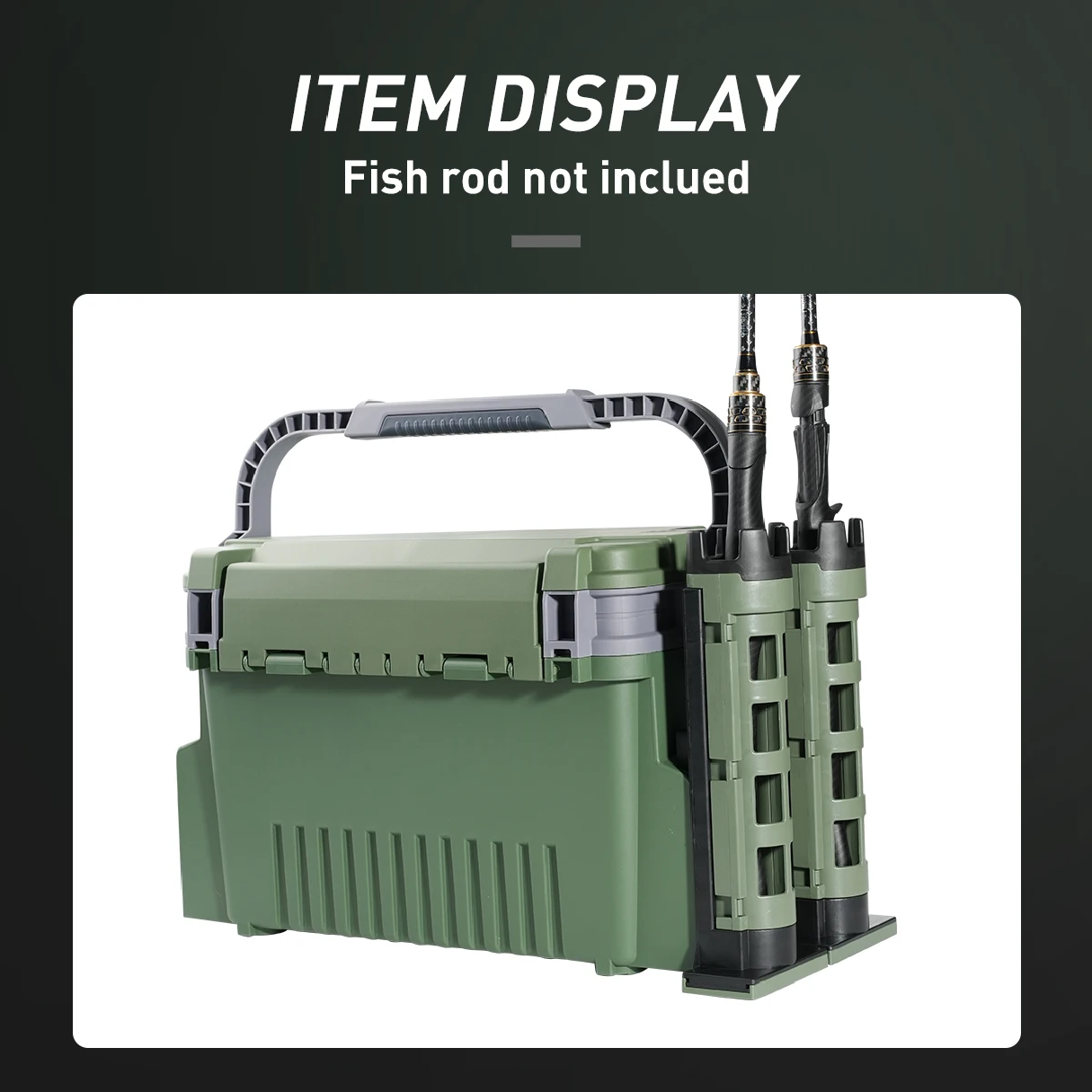 Large Fishing Tackle Box Multi - Fishing Kayak Crate avis et prix
