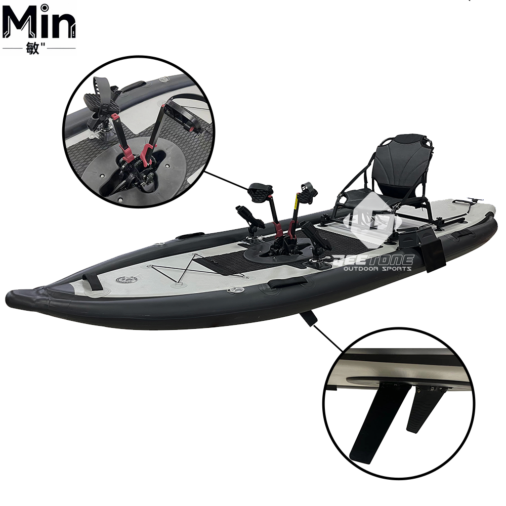 1000D PVC Inflatable Pedal Dri - Fishing Kayak Pedal Drive avis et prix