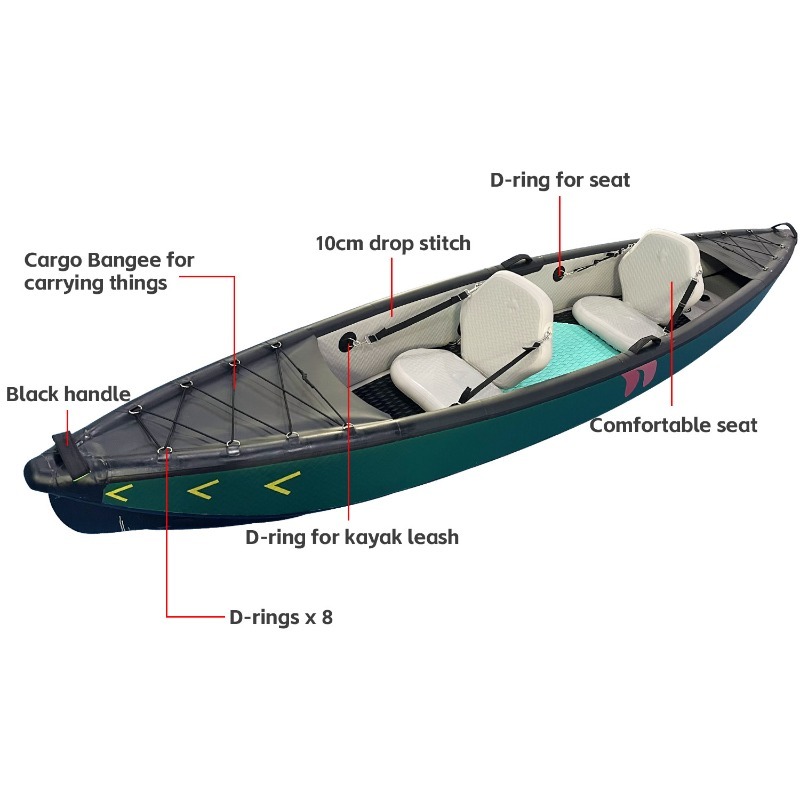 New Design 4.2m Portable Infla - Fishing Kayak Inflatable avis et prix