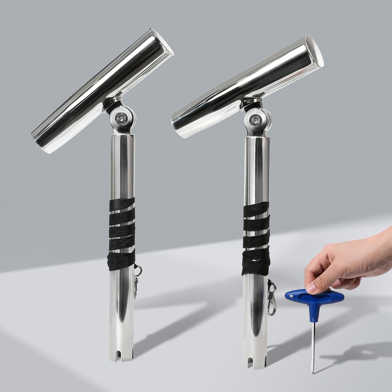 2-Pack Stainless Steel Outrigg - Fishing Kayak Rod Holder avis et prix