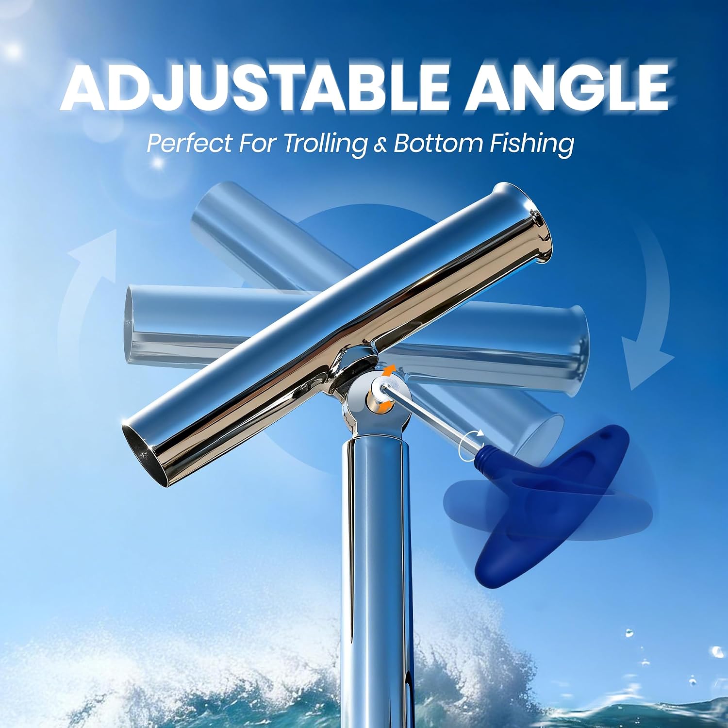 2-Pack Stainless Steel Outrigg - Fishing Kayak Rod Holder avis et prix