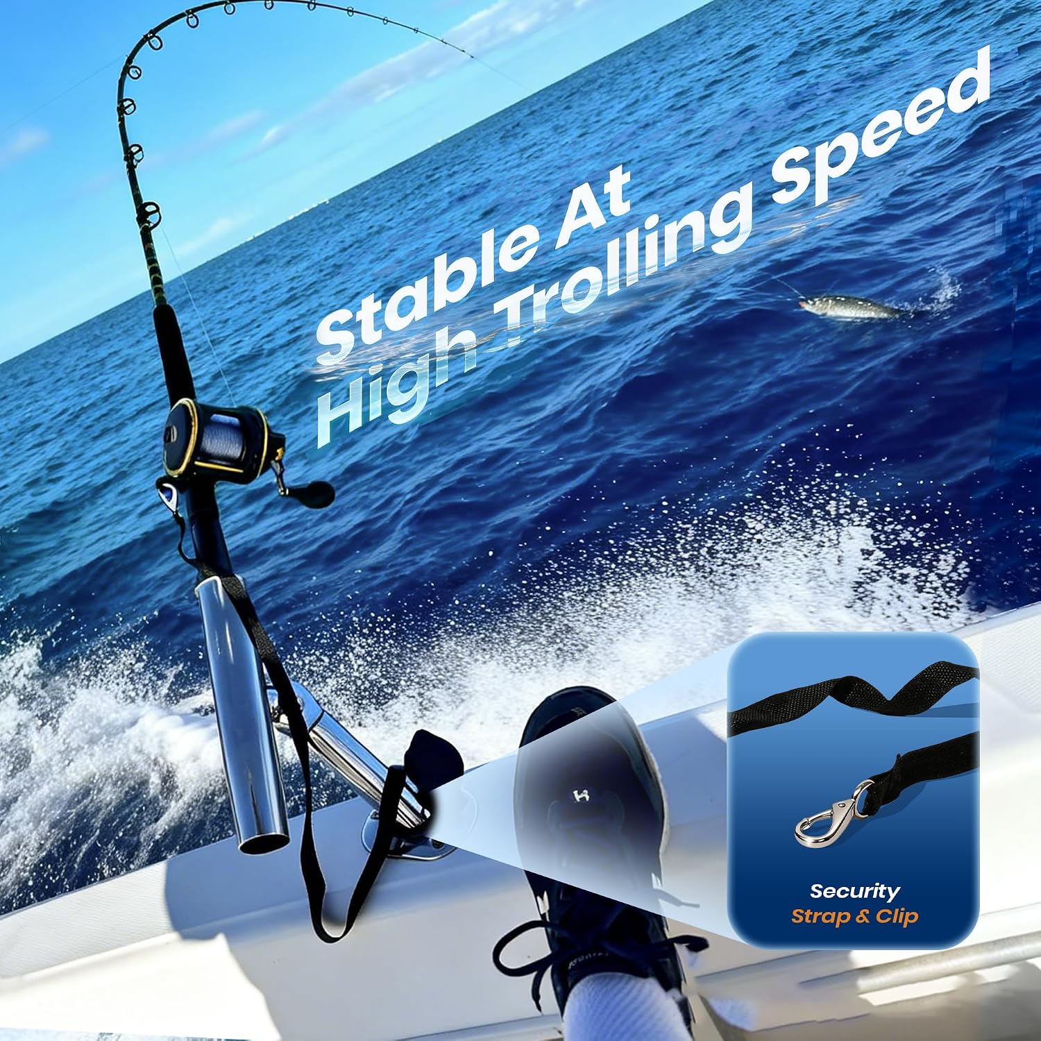 2-Pack Stainless Steel Outrigg - Fishing Kayak Rod Holder avis et prix
