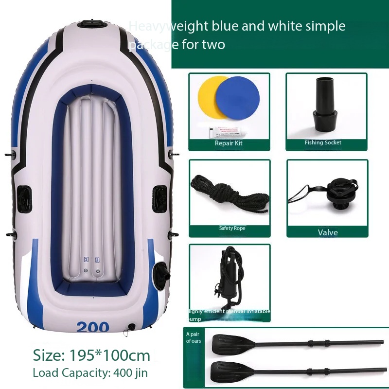 Portable Assault Boat 2/3/4 Pe - Fishing Kayak Inflatable avis et prix