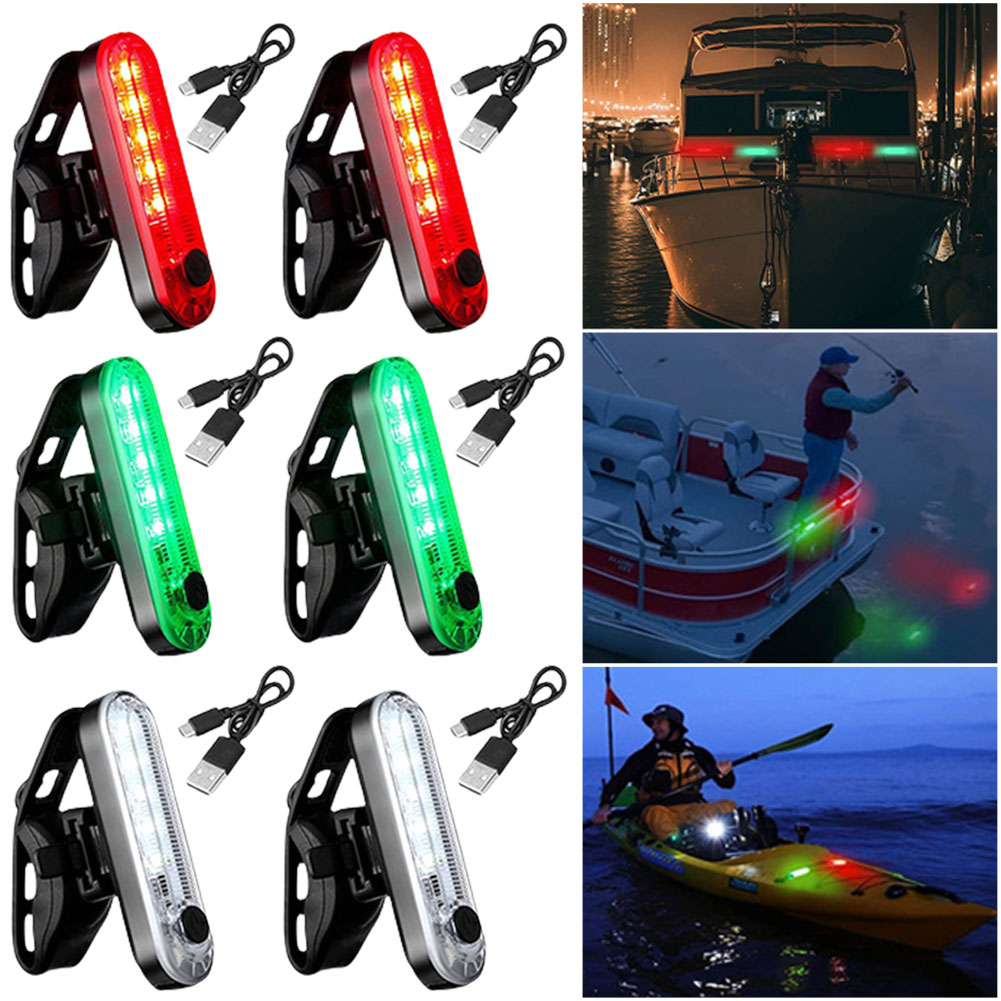 LED Boat Navigation Light USB  - Fishing Kayak Storage Bag avis et prix