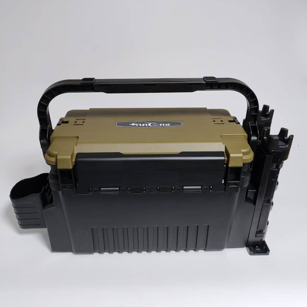 1 fishing box set, double-laye - Fishing Kayak Crate avis et prix
