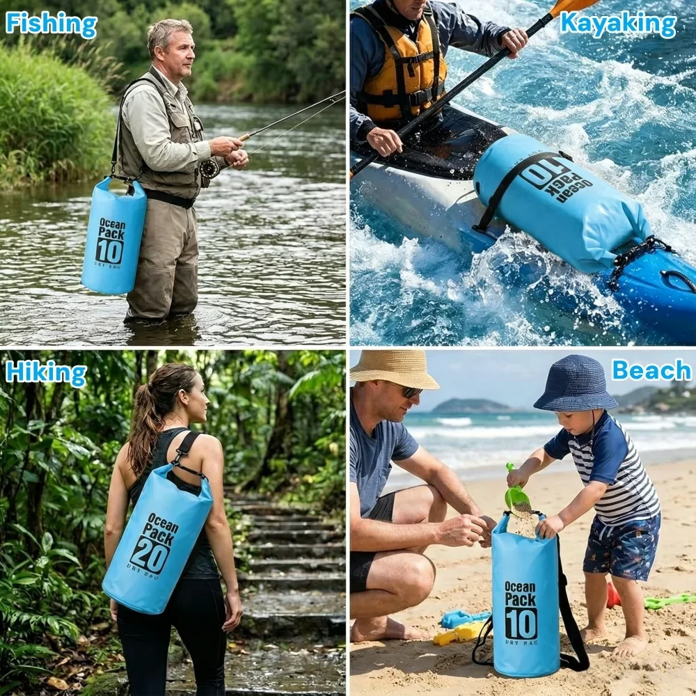 500D Waterproof Dry Bag Floati - Fishing Kayak Storage Bag avis et prix