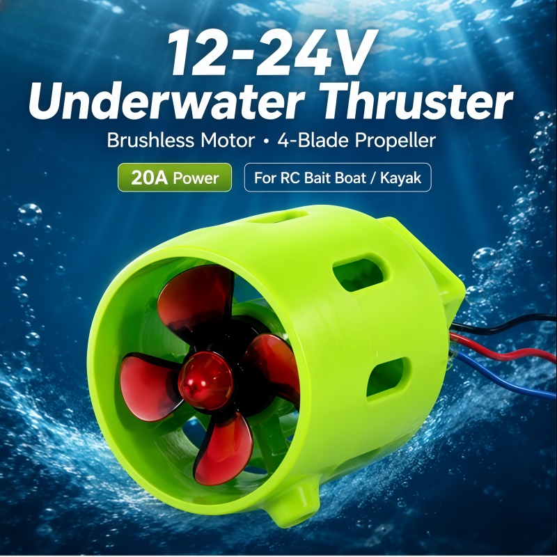 12-24V 20A Brushless Underwate - Fishing Kayak Trolling Motor avis et prix