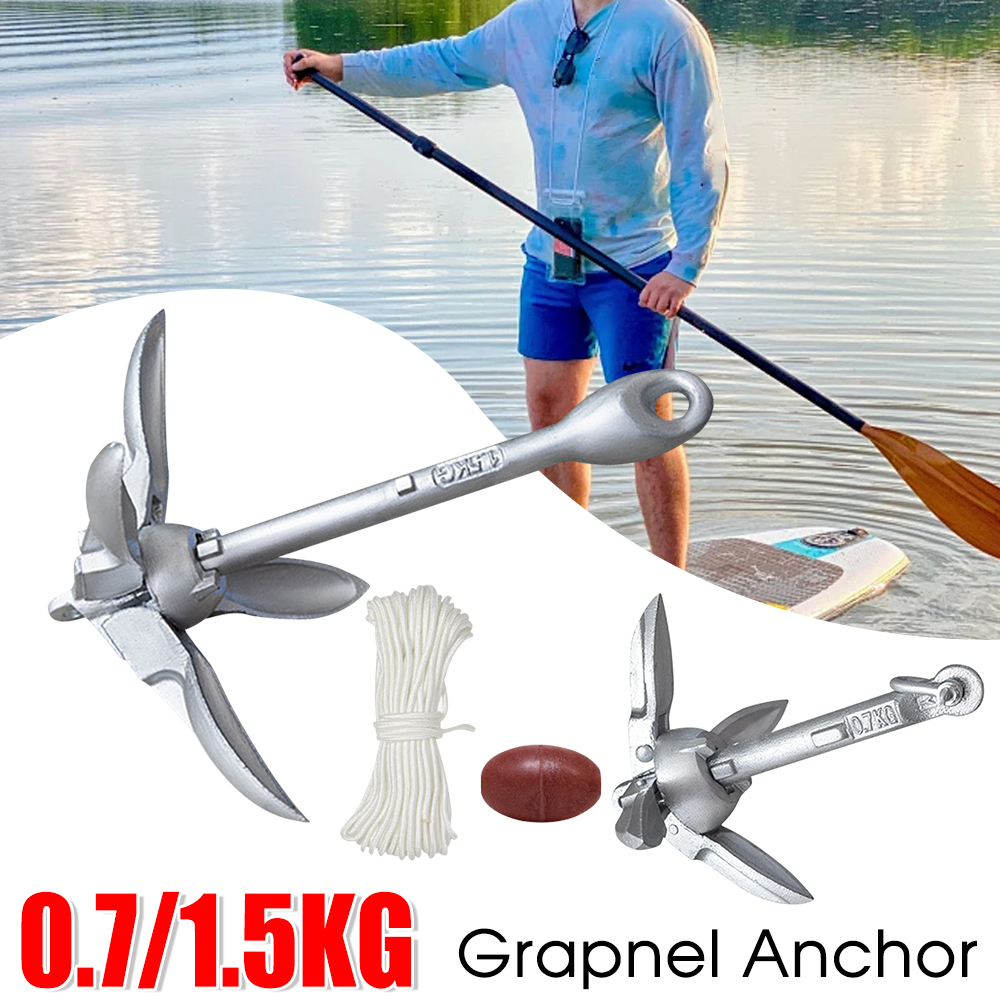 0.7/1.5KG Grapnel Anchor Folda - Fishing Kayak Anchor avis et prix