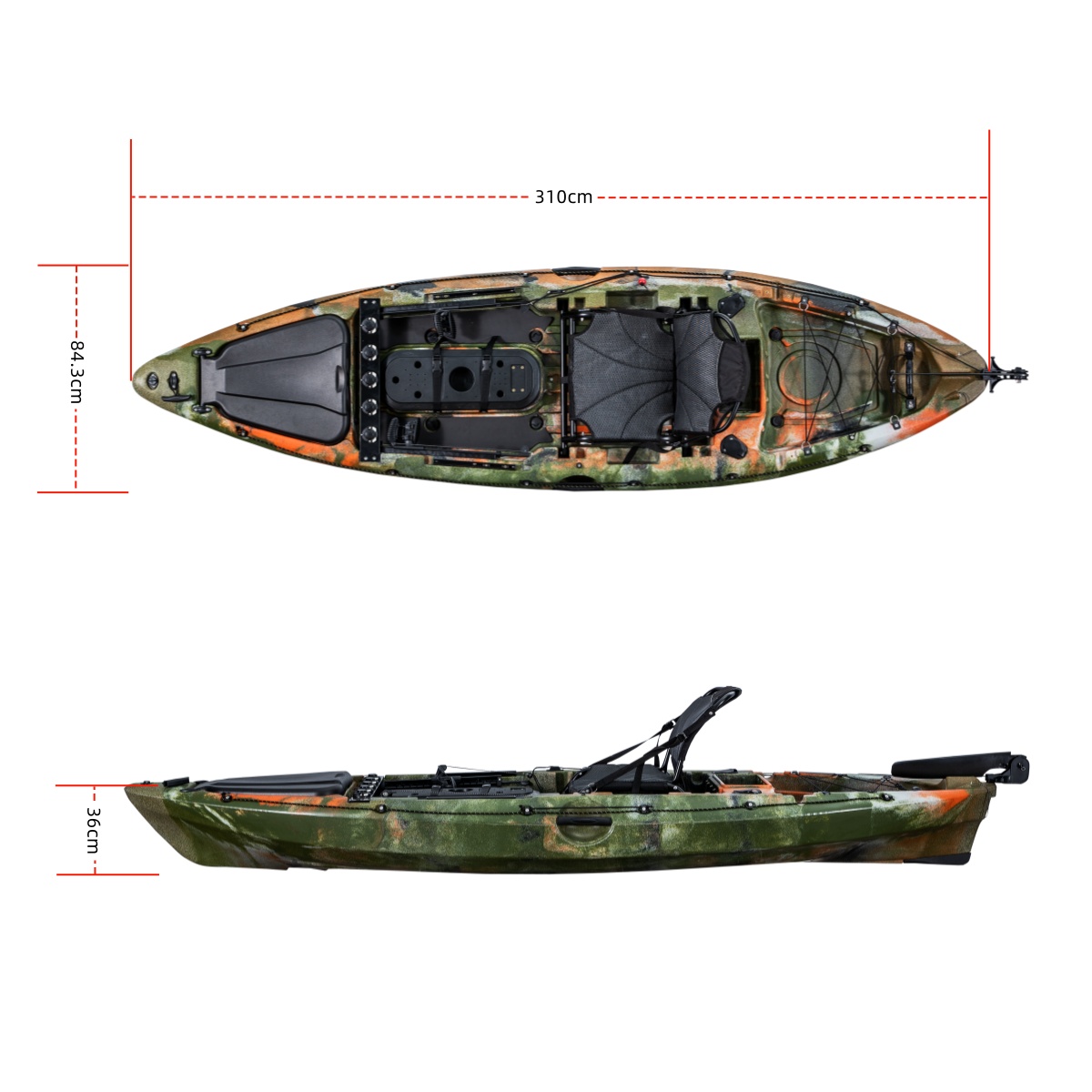 First-class Single Fishing Kay - Fishing Kayak Seat avis et prix