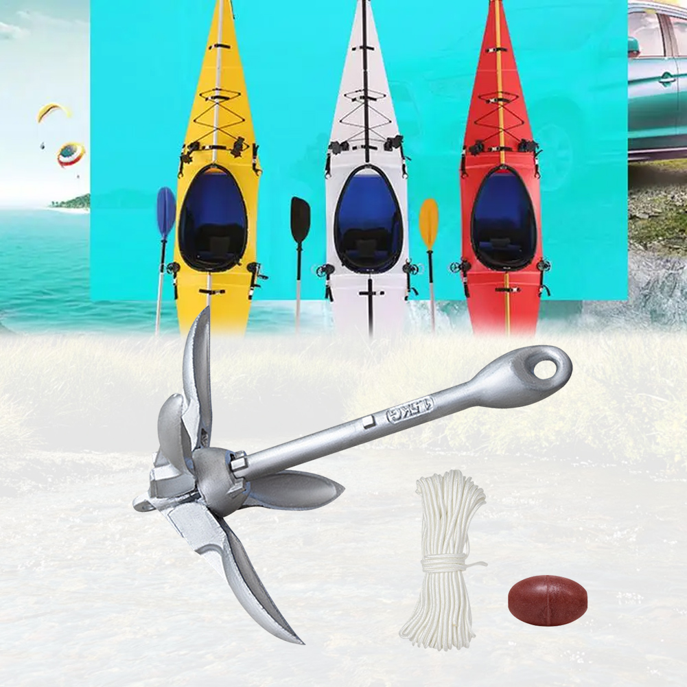 0.7/1.5KG Grapnel Anchor with  - Fishing Kayak Anchor avis et prix