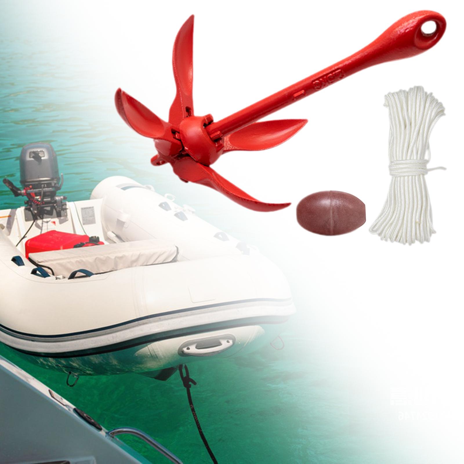 Folding Grapnel Boat Anchor Gr - Fishing Kayak Anchor avis et prix