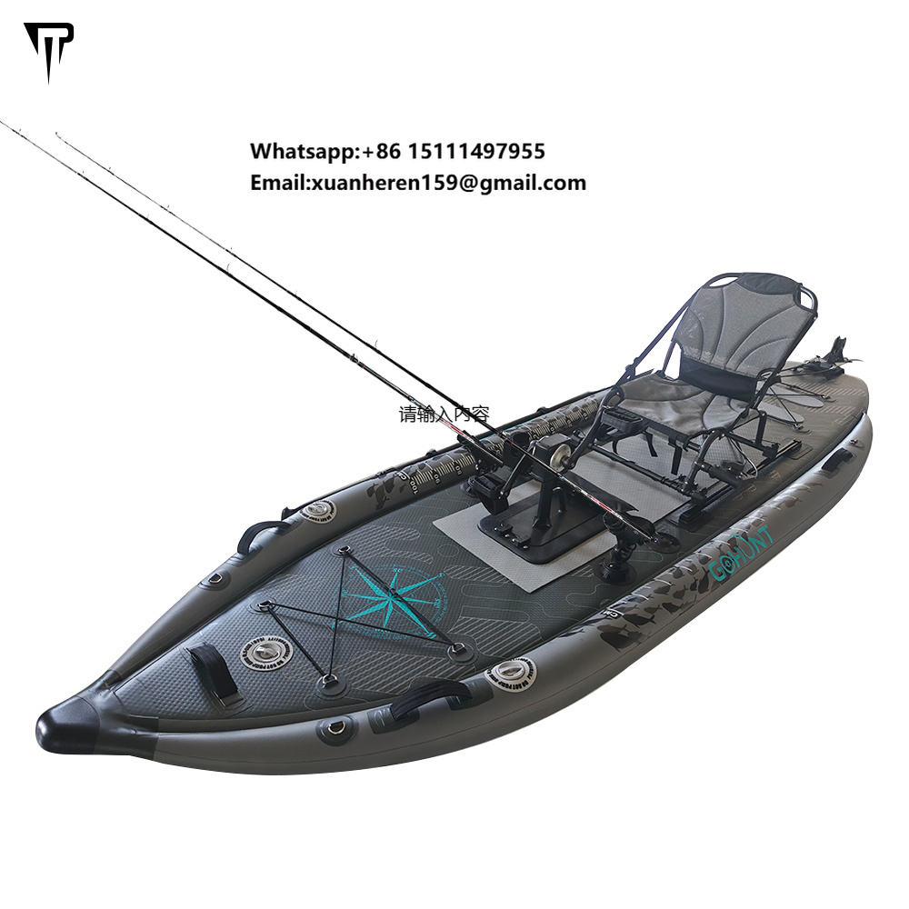 JTRDA 2024 New Inflatable Kaya - Fishing Kayak Pedal Drive avis et prix