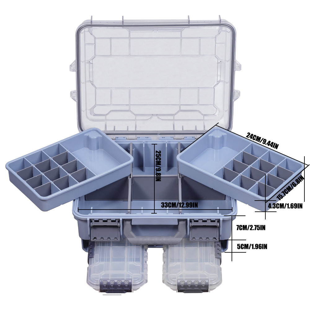 SAMOLLA Fishing Tackle Box Lar - Fishing Kayak Crate avis et prix