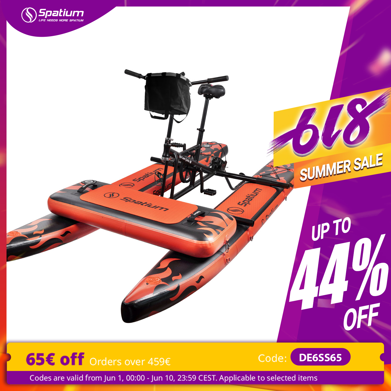 Spatium Sup Water Bike 3.0 Inf - Fishing Kayak Pedal Drive avis et prix