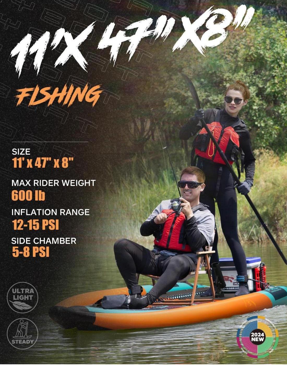 2 Person Inflatable Kayak for  - Fishing Kayak Inflatable avis et prix