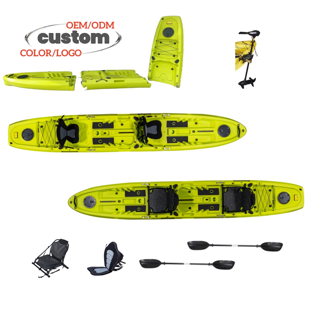 New Modular Tandem Double Sit- - Fishing Kayak Paddle avis et prix