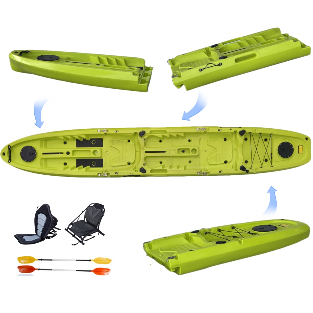 New Modular Tandem Double Sit- - Fishing Kayak Paddle avis et prix