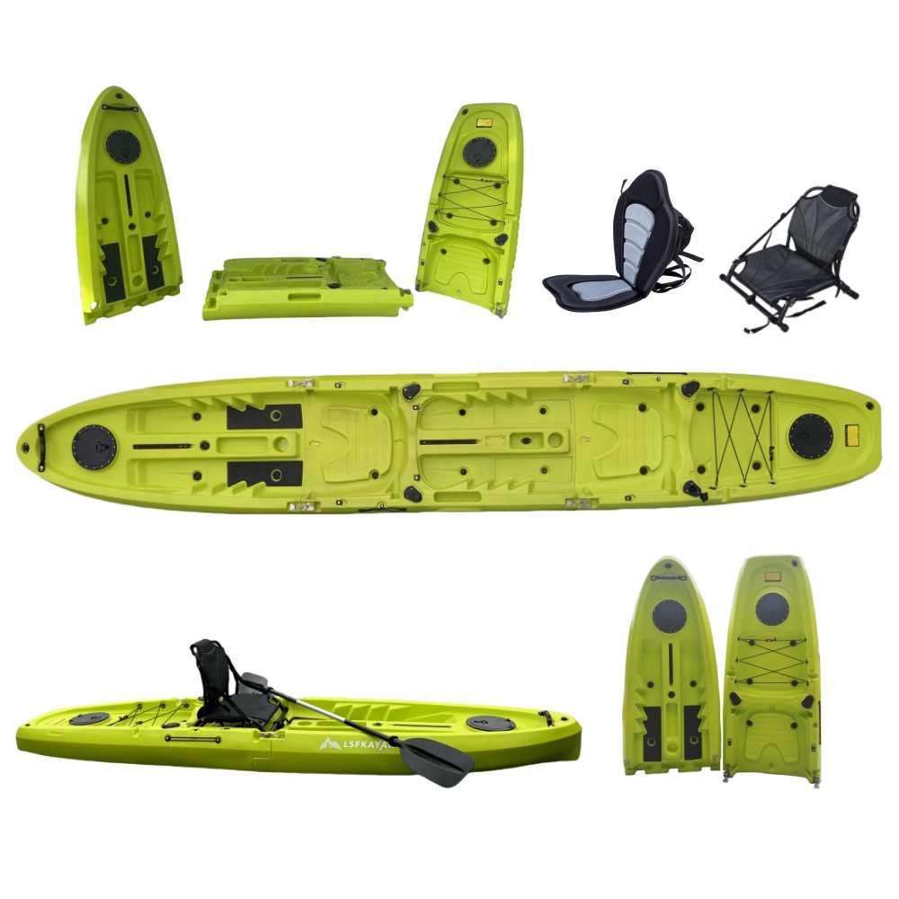 New Modular Tandem Double Sit- - Fishing Kayak Paddle avis et prix